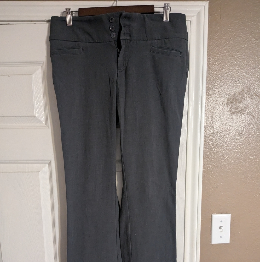 Ladies dress pants gray size 5